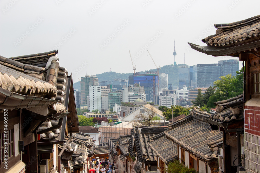 Obraz premium Bukchon Honak Village Finales