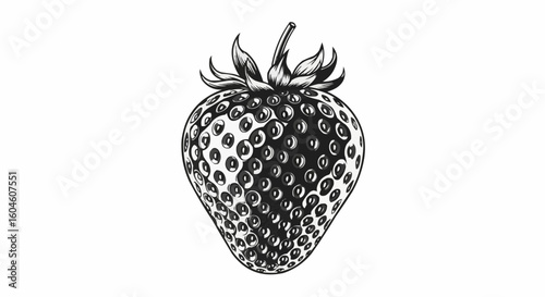 strawberry isolated on white