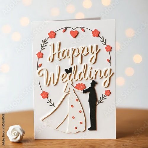 happy wedding card