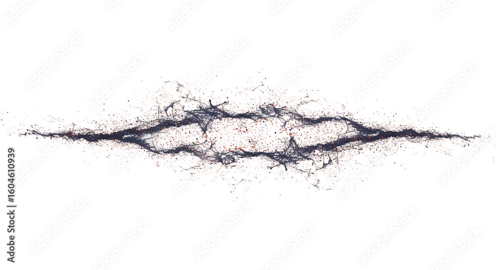 Obraz premium Cosmic Data Dust Symbol