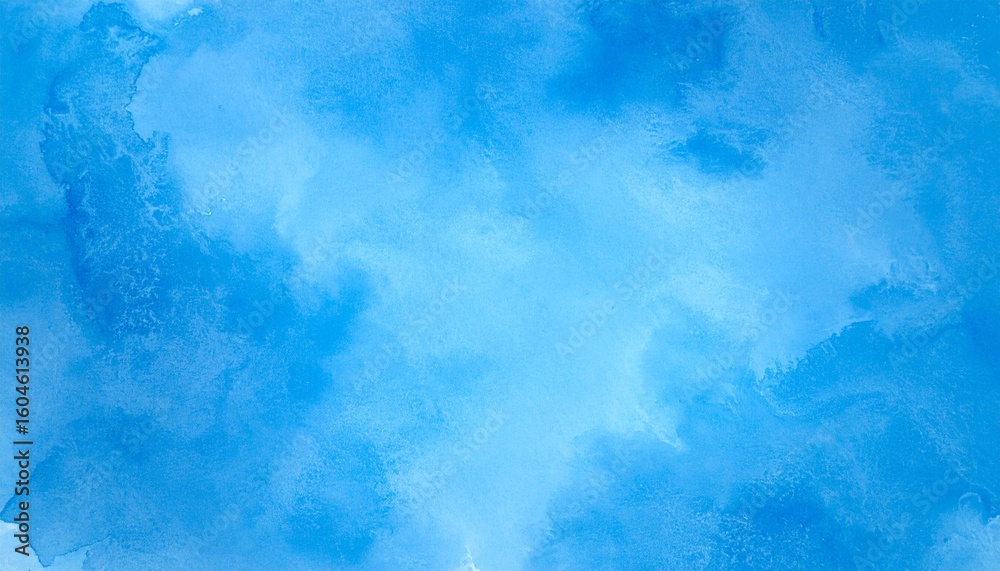 Fototapeta premium 青の水彩画