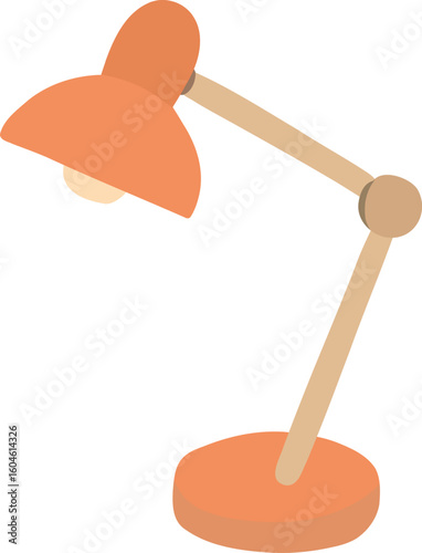 Orange Desk Lamp