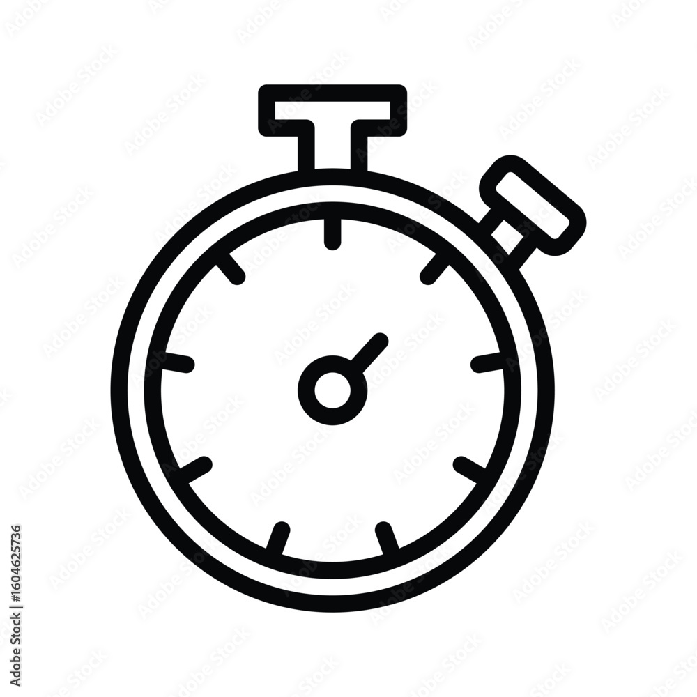 Stopwatch line icon , vector, pixel perfect, illustrator file
Stopwatch line icon , vector, pixel perfect, illustrator file