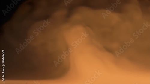 Warm Glowing Smoke Movement Abstract Background