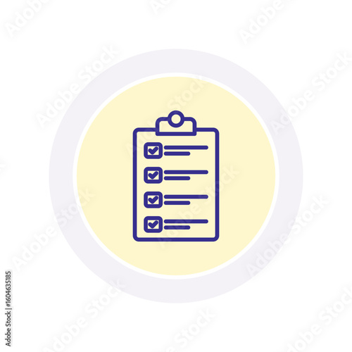 Checklist vector, pixel perfect, illustrator file 
