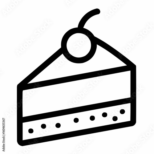 Cheesecake. Slice with crumb base and berry on top. Clean angular lines