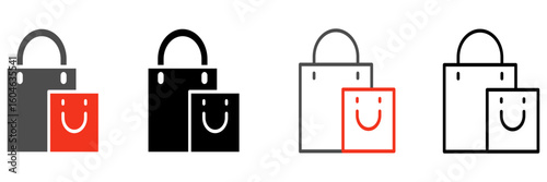 The icon of two shopping bags is related to shopping activities, bulk purchases in the context of shopping activities or virtual shopping baskets