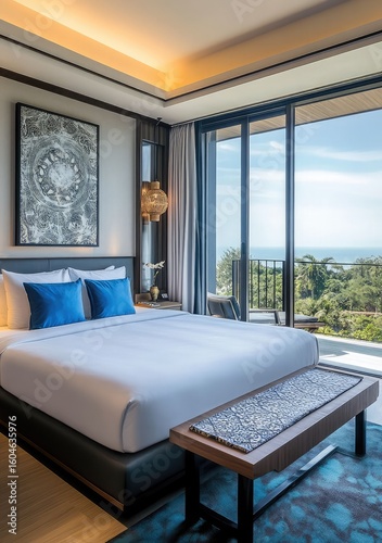 interior of hotel room