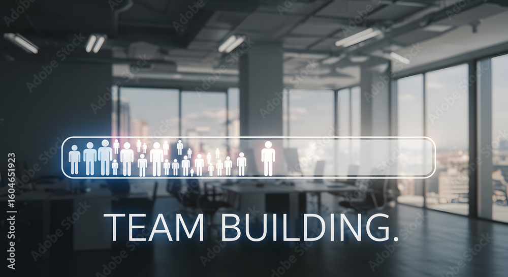 Team building business concept collaboration teamwork hr human resource office loading progress bar corporate culture unity partnership group meeting strategy Team building business concept collaboration teamwork hr human resource office loading progress bar corporate culture unity partnership group meeting strategy
