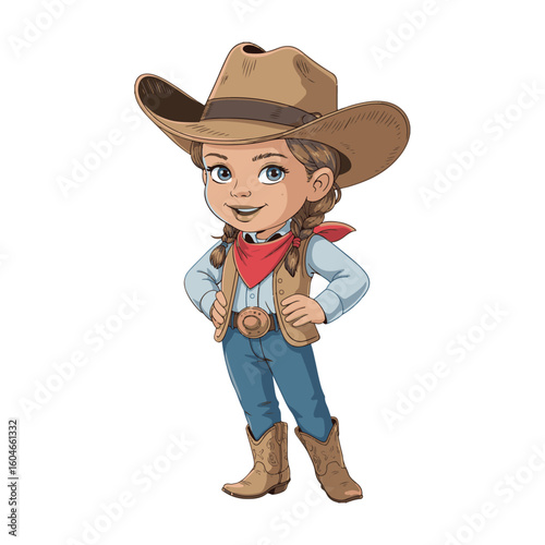 boy with cowboy hat and rope