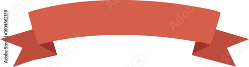 Solid red horizontal bar or band, abstract design element
