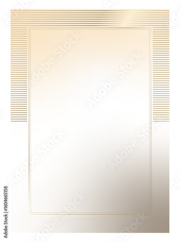 Luxury golden vector invitation card template 
