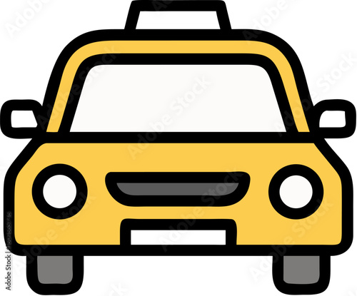 yellow taxi car