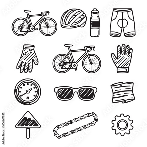 Essential cycling gear collection for active lifestyles and outdoor adventures