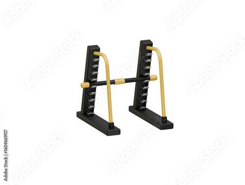 smith machine icon 3d illustration render