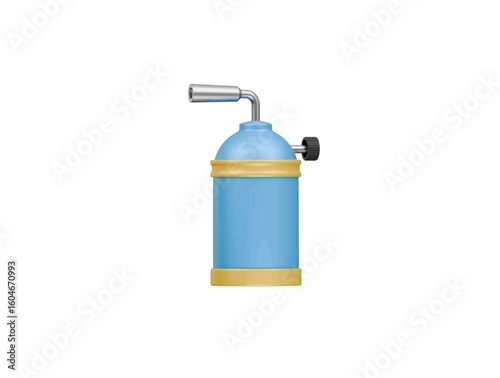 blowtorch icon 3d illustration render