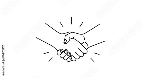 Two hands grasping firmly together in a powerful display of unity and shared purpose