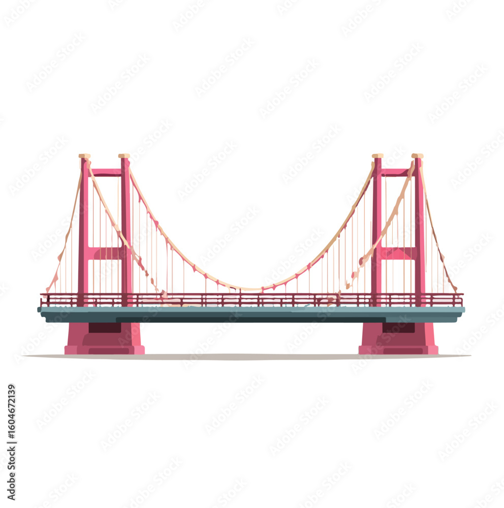 Fototapeta premium bridge isolated