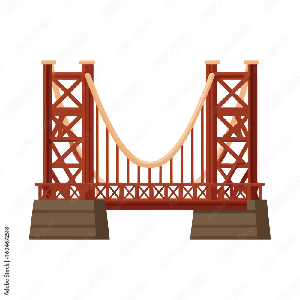 Obraz premium bridge isolated