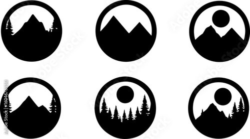 Campfire hiking mountain tree Silhouettes Under the Stars 