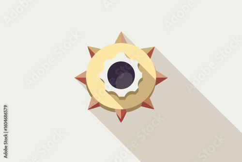 bullet hole shadow crack depth broken icon impact