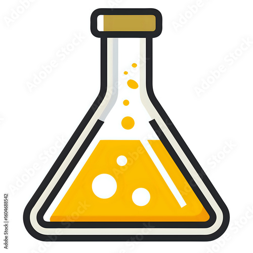 vector illustration test tubes white background