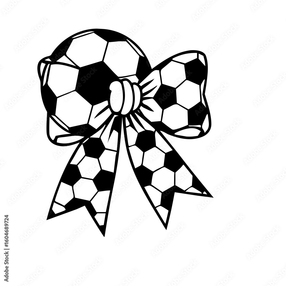 Fototapeta premium Vector illustration of bow on white