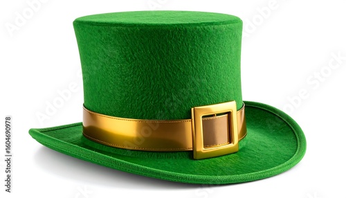 Green top hat, festive