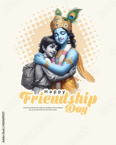 Happy Friendship Day Post | Best Friends Forever Quote Design for Social Media