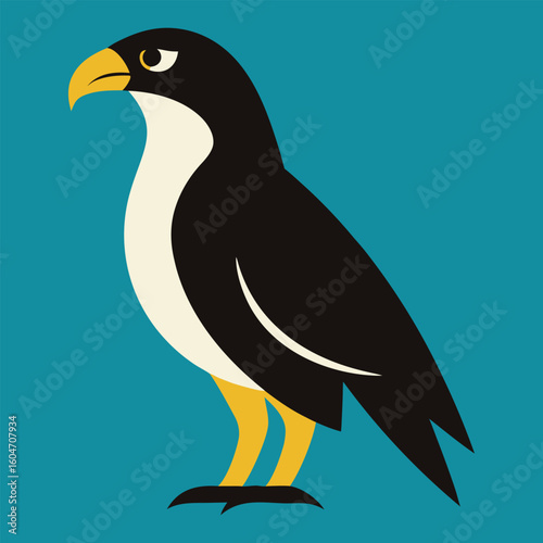 Vector Illustrator  of bird of prey