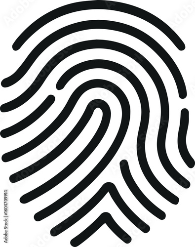 Fingerprint identification scan security access control biometric data