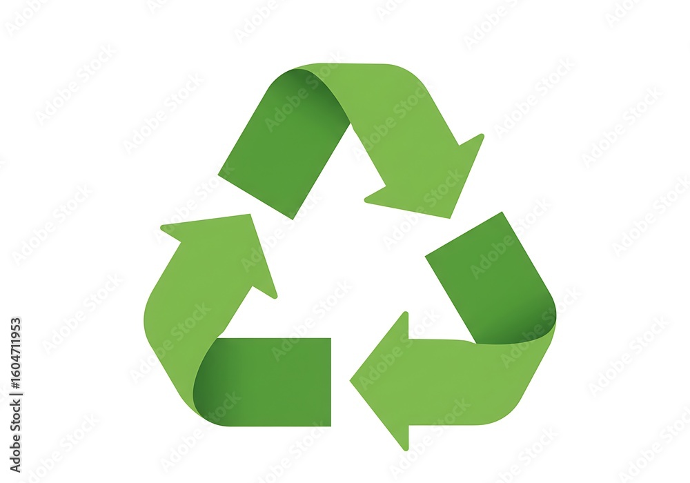 Obraz premium recycle symbol on white background