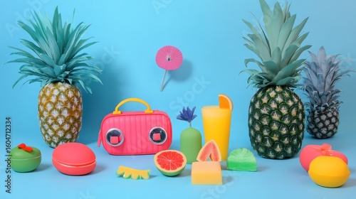 Vibrant summer still life