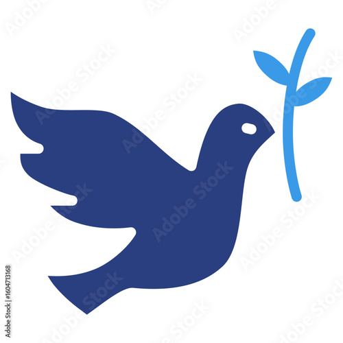 Peace Dove  Icon Element For Design