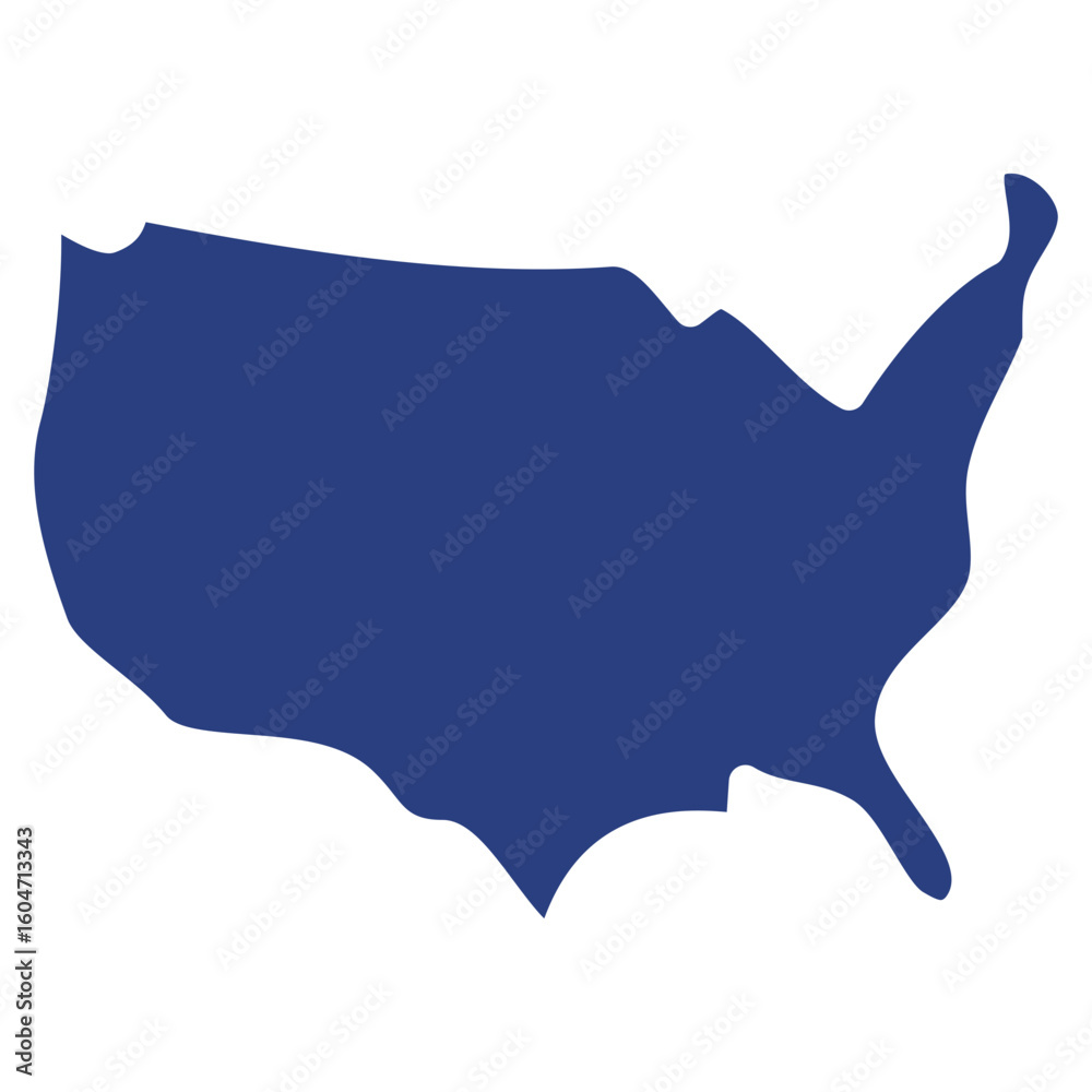 Obraz premium Usa Map Icon Element For Design