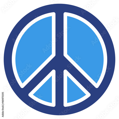 Peace Symbol  Icon Element For Design