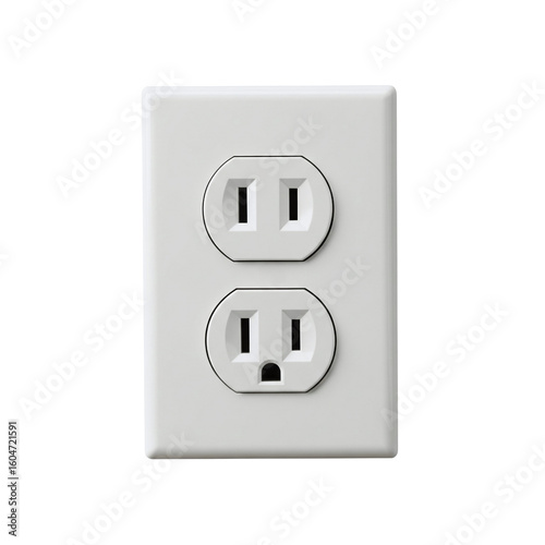 Tablou pe pânză North American standard grounded electrical wall outlet