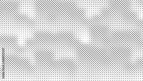 Black and white abstract motion of lines pattern for sporty background. Vector Format Illustration 