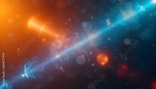 Warm Light Leak and Flare Overlay with Orange Gradient Tones for Authentic Lens Effects in 4K Video Production