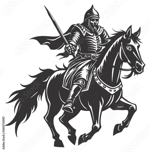 Wallpaper Mural a fierce islamic man warrior riding a horse Torontodigital.ca