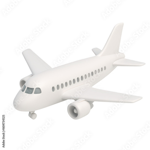 Wallpaper Mural Airplane model in white against black backdrop transparent background Torontodigital.ca