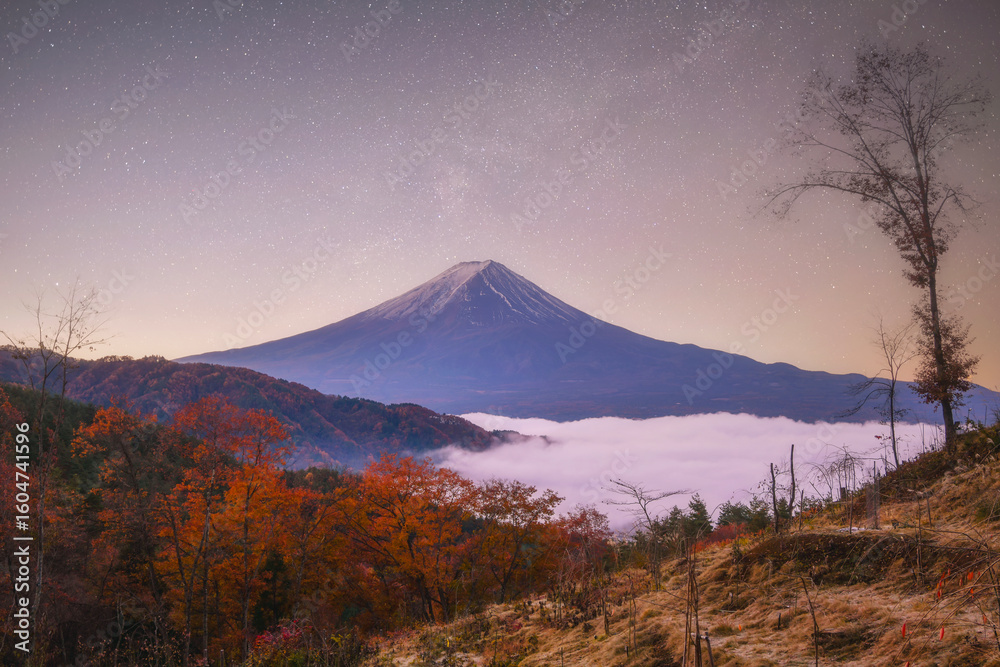 Fototapeta premium Fuji Mountain in Autumn