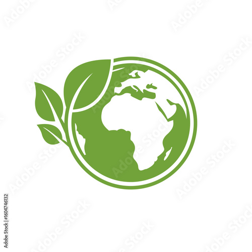 ecology earth planet globe icon isolated on white background