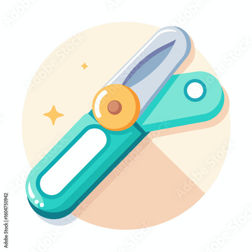 Baby nail clippers with a focus on safety and gentle lighting