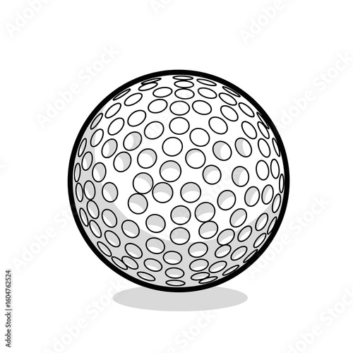 golf ball vector