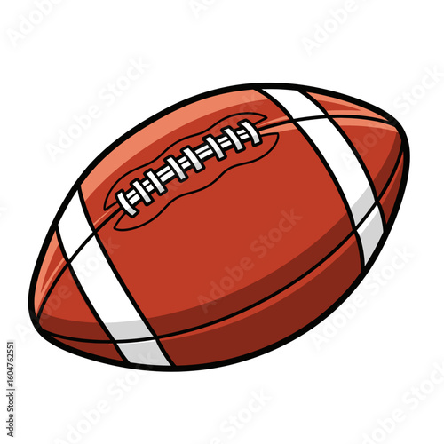 american football ball vector