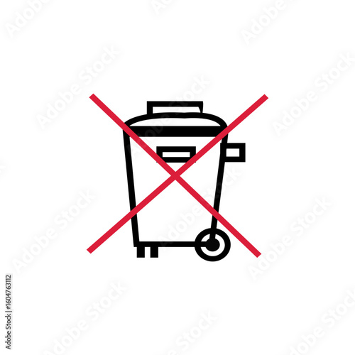 WEEE ICON VECTOR SIGN SYMBOL