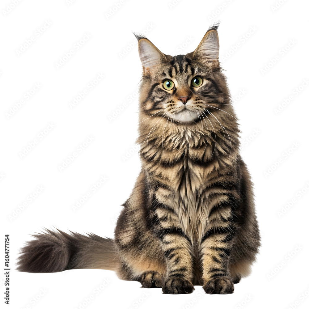 Obraz premium Majestic Maine Coon Cat Portrait.