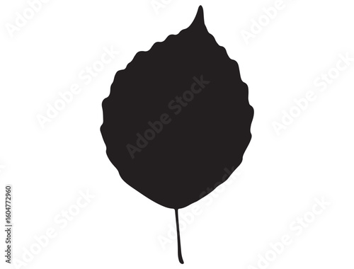 ASPEN LEAF SILHOUETTE