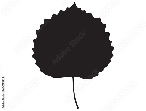ASPEN LEAF SILHOUETTE